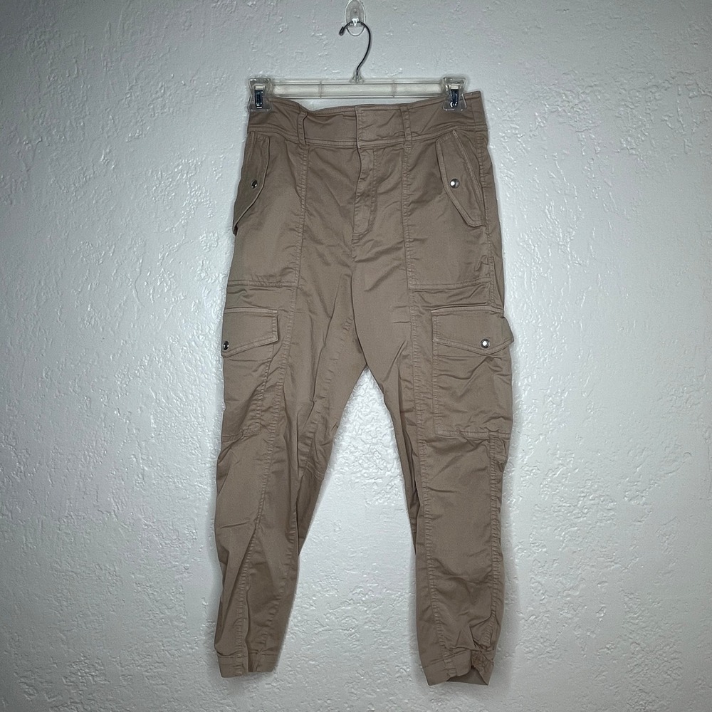 Lauren Ralph Lauren Tan Khaki Cargo Jogger Pants Womens 10 Utility‎ Tapered